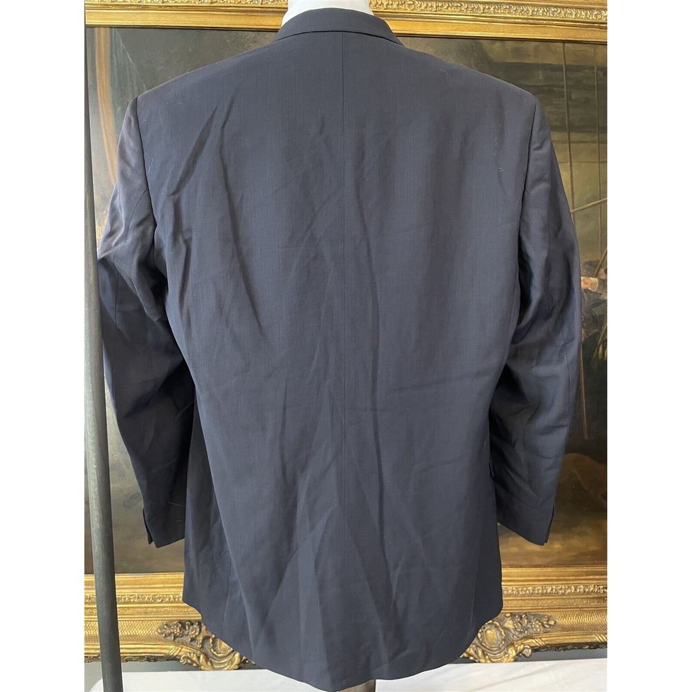 NWT VTG Jean-Paul Germain 44L 2 Piece Black Super 90's Wool 3 Button Suit - Picture 15 of 15